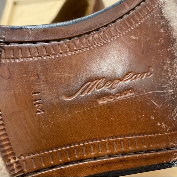 Nordstrom Mezlan $425 Mens Oxford Dress Shoes Black Lace Up. - Picture 7 of 9